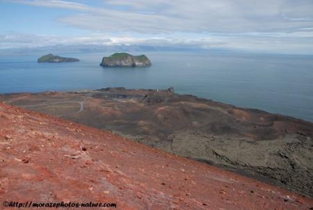 Paysage volcanique de l'île d'Heimaey