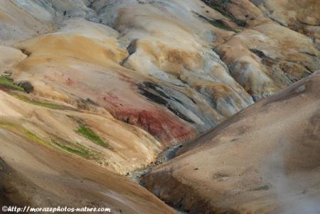 Formes et couleurs du massif rhyolithique de Kerlingarfjll